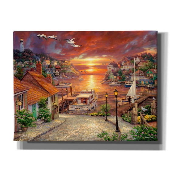 Epic Graffiti 'New Horizons' by Chuck Pinson, Canvas Wall Art, 34"x26"
