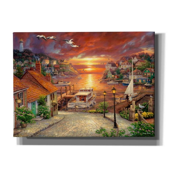 Epic Graffiti 'New Horizons' by Chuck Pinson, Canvas Wall Art, 54"x40"