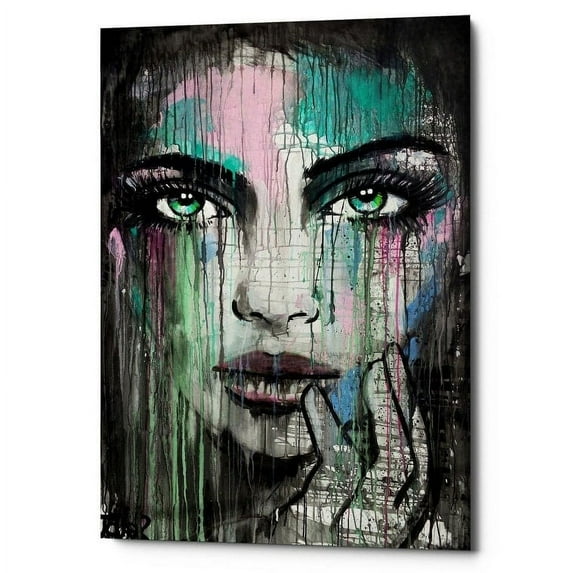 Epic Graffiti 'New Muse' by Loui Jover, Canvas Wall Art, 26"x40"
