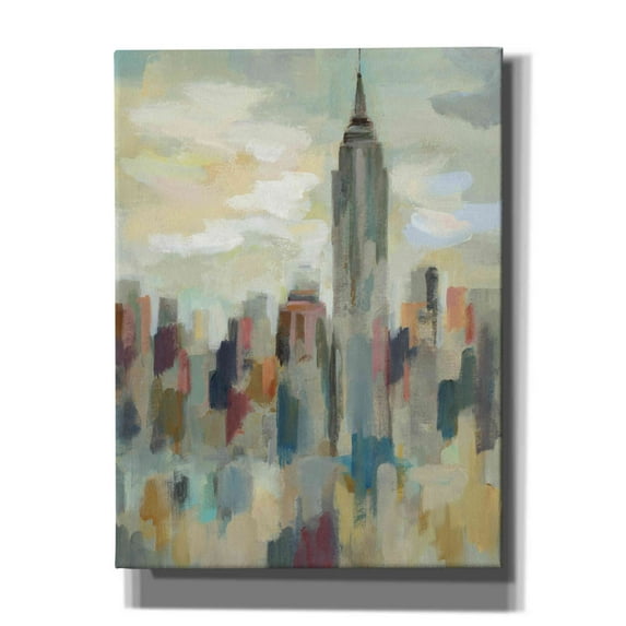 Epic Graffiti 'New York Impression' by Silvia Vassileva, Canvas Wall Art, 12"x16"