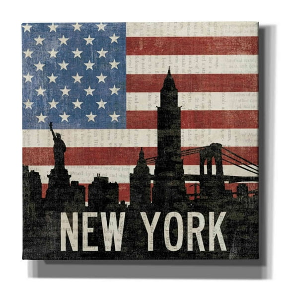 Epic Graffiti 'New York' by Moira Hershey, Canvas Wall Art, 26"x26"