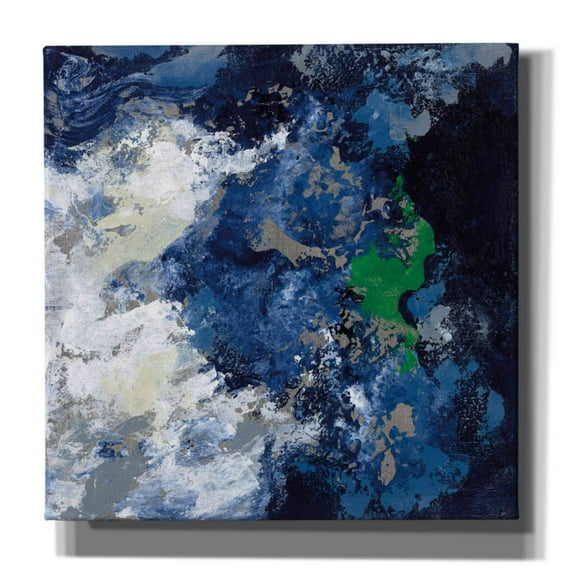Epic Graffiti 'Northern Coast III' by Silvia Vassileva, Canvas Wall Art, 26"x26"