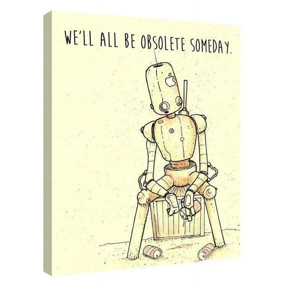 Epic Graffiti "Obsolete" by Craig Snodgrass, Giclee Canvas Wall 26"x34"