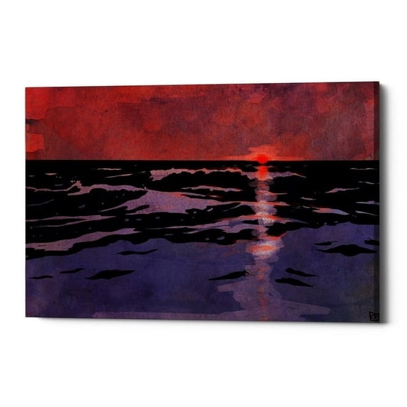Epic Graffiti "Ocean 1" by Giuseppe Cristiano, Giclee Canvas Wall Art, 12"x18" 12" x 18"