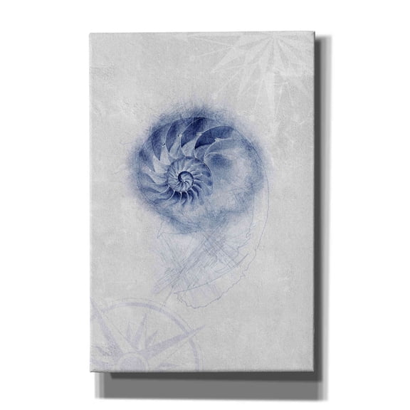 Epic Graffiti 'Ocean Memories 2' by Louis Duncan-He, Giclee Canvas Wall Art, 12"x18"