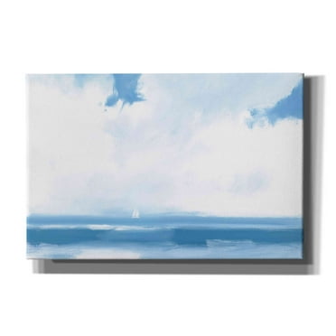Epic Graffiti 'Oceanview Sail' by James Wiens, Canvas Wall Art, 18"x12"
