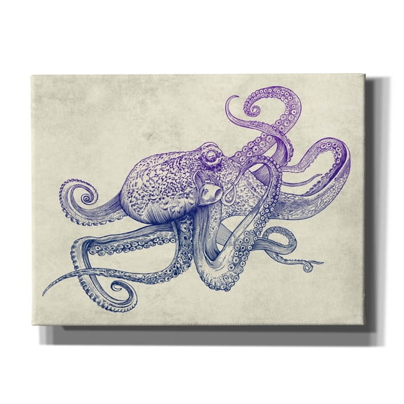 Epic Graffiti 'Octo-Flow' by Epic Portfolio, Canvas Wall Art, 16"x12"