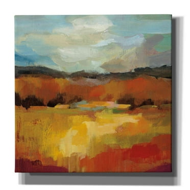 Epic Graffiti 'October Moment II' by Silvia Vassileva, Canvas Wall Art, 18"x18"