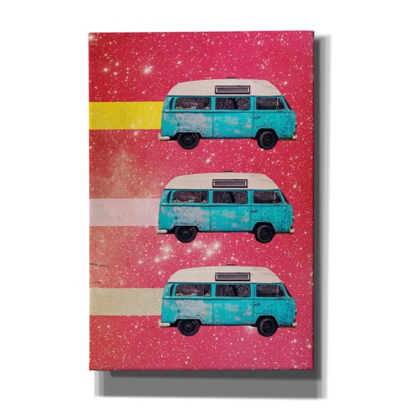 Epic Graffiti 'Off We Go' by Elo Marc, Canvas Wall Art, 12"x18"