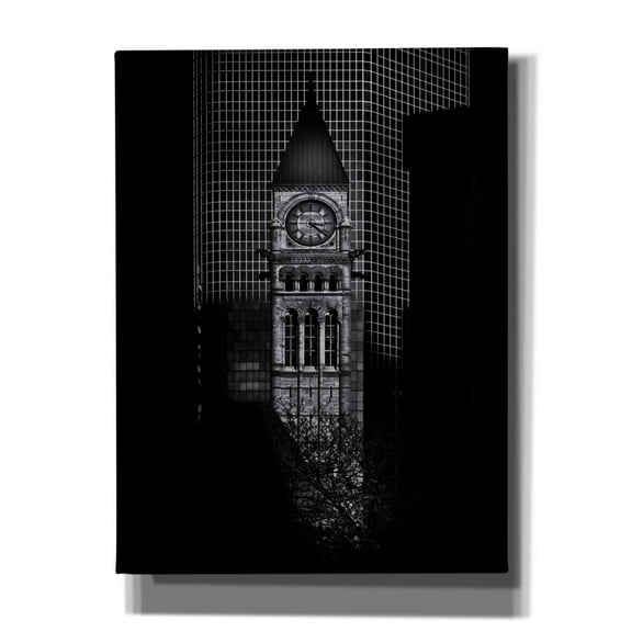 Epic Graffiti 'Old City Hall Toronto Canada No 1' by Brian Carson, Giclee Canvas Wall Art, 12"x16"
