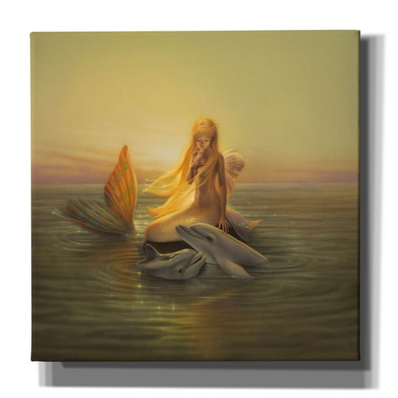 Epic Graffiti 'One Love' by Kirk Reinert, Canvas Wall Art, 18"x18"