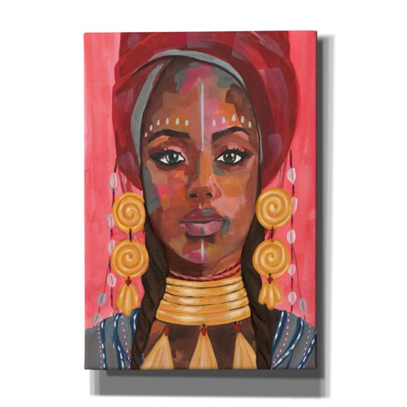 Epic Graffiti 'Ornament Empress I' by Annie Warren, Canvas Wall Art, 18"x26"