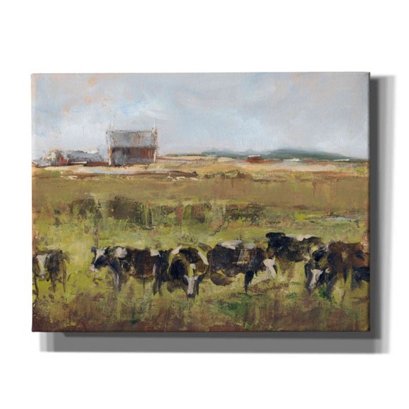 Epic Graffiti "Out to Pasture I" by Ethan Harper, Canvas Wall Art, 34"x26"