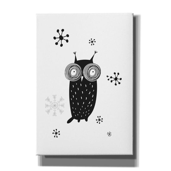 Epic Graffiti 'Owl I' by GraphINC, Giclee Canvas Wall Art, 18"x26"