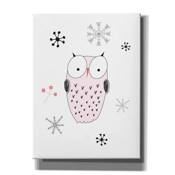 Epic Graffiti 'Owl III' by GraphINC, Giclee Canvas Wall Art, 12"x16"