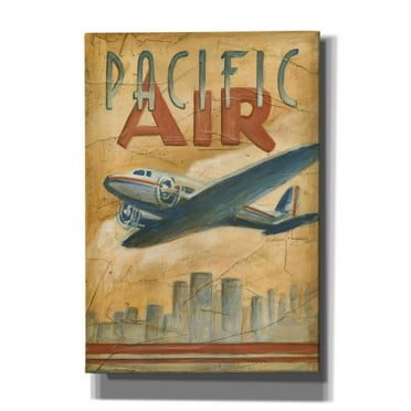 Epic Graffiti 'Pacific Air' by Ethan Harper Canvas Wall Art, 18"x26"