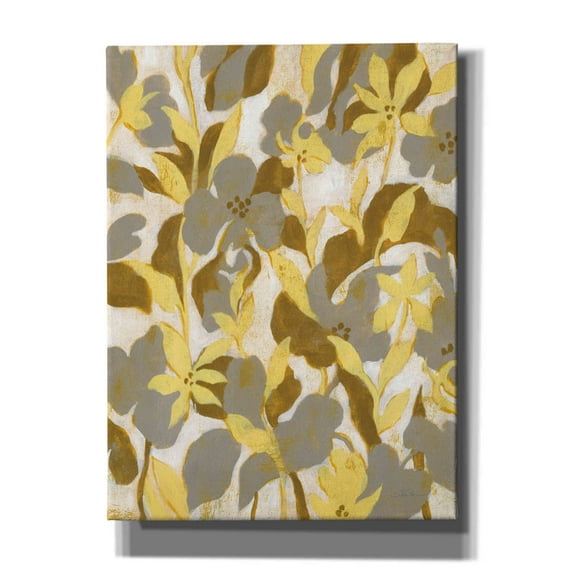 Epic Graffiti 'Painted Tropical Screen II' by Silvia Vassileva, Canvas Wall Art, 40"x54"