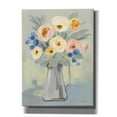 thumbnail image 1 of Epic Graffiti 'Pale Flowers on Sage' by Silvia Vassileva, Canvas Wall Art, 12"x16", 1 of 8
