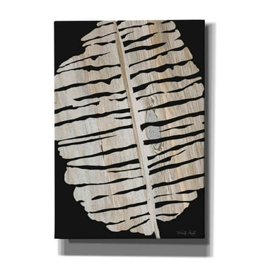 Epic Graffiti 'Palm Frond Wood Grain II' by Cindy Jacobs, Canvas Wall Art, 18"x26"