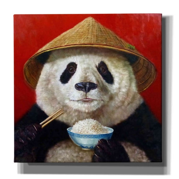 Epic Graffiti 'Panda' by Lucia Heffernan, Canvas Wall Art, 26"x26"