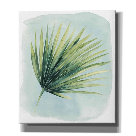 Epic Graffiti 'Paradise Palm Leaves II' by Grace Popp, Canvas Wall Art, 26"x30"