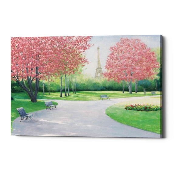 Epic Graffiti 'Parisian Spring'by James Wiens, Canvas Wall Art, 18"x26"