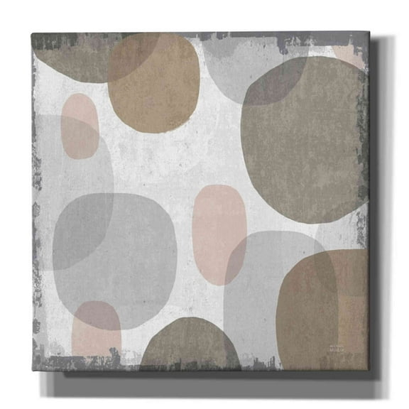 Epic Graffiti 'Pastel Drips I' by Michael Mullan, Canvas Wall Art, 12"x12"