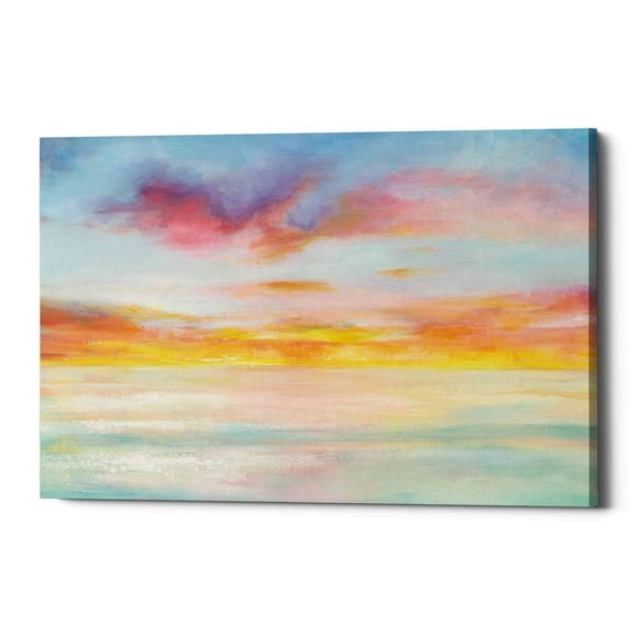 Epic Graffiti  "Pastel Sky" by Danhui Nai, Giclee Canvas Wall Art, 18"x26"