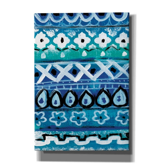 Epic Graffiti 'Pattern Painting V' by Linda Woods, Canvas Wall Art, 18"x26"