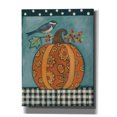 thumbnail image 1 of Epic Graffiti "Patterned Pumpkin and Bird" by Bernadette Deming, Canvas Wall Art, 12"x16", 1 of 2