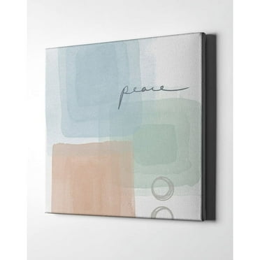 Epic Graffiti  "Peace" by Linda Woods, Giclee Canvas Wall Art 26"x26"