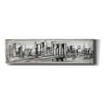 thumbnail image 1 of Epic Graffiti 'Pen & Ink Cityscape II' by Ethan Harper Canvas Wall Art, 12"x36", 1 of 3