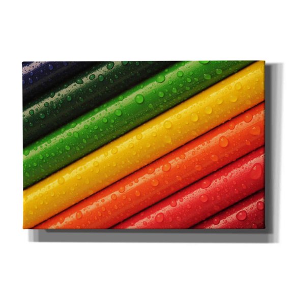 Epic Graffiti 'Pencil Rainbow' by Epic Portfolio, Giclee Canvas Wall Art, 26"x18"