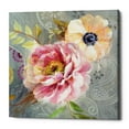 thumbnail image 1 of Epic Graffiti  "Peonies and Paisley III" by Danhui Nai, Giclee Canvas Wall Art - 18" x 18", 1 of 2