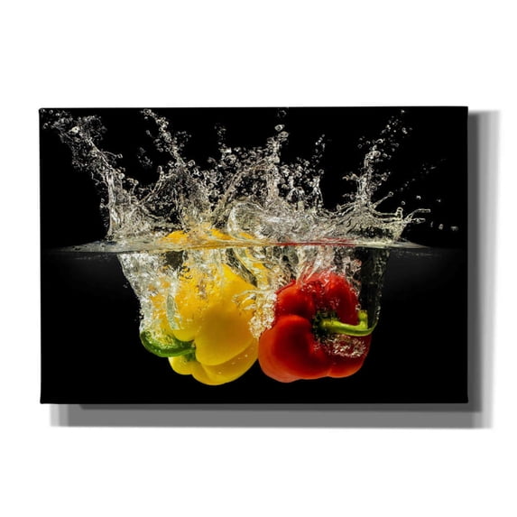 Epic Graffiti 'Pepper Splash' by Epic Portfolio, Giclee Canvas Wall Art, 26"x18"