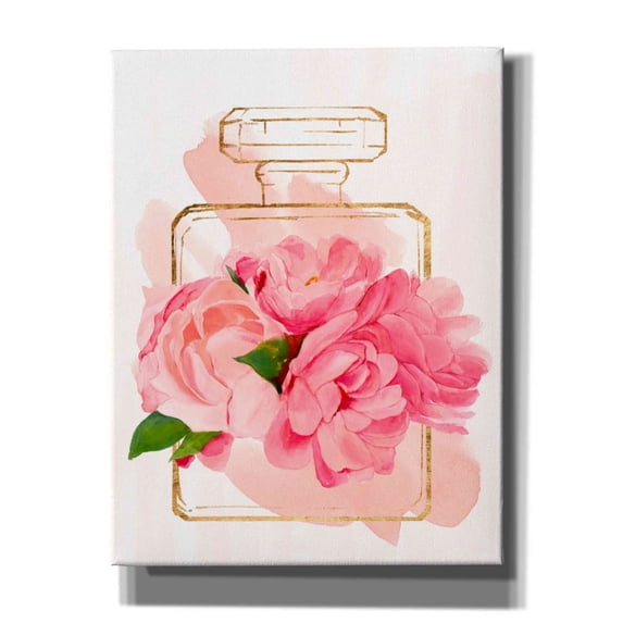 Epic Graffiti 'Perfume Bloom II' by Annie Warren, Canvas Wall Art, 26"x34"