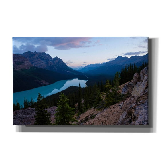 Epic Graffiti 'Peyto Lake 1' by Joe Reimer Photography, Canvas Wall Art, 40"x26"