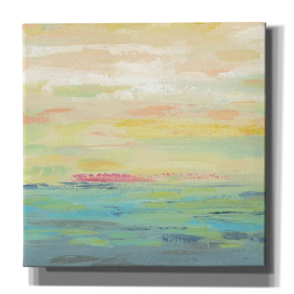 Epic Graffiti 'Pink Clouds I' by Silvia Vassileva, Canvas Wall Art, 12"x12"