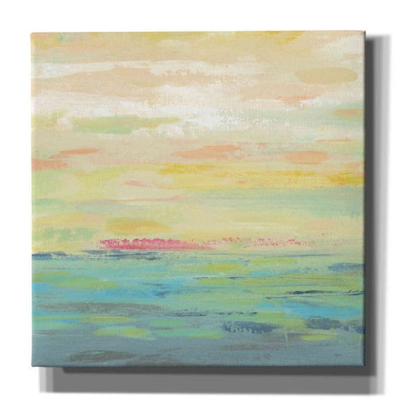 Epic Graffiti 'Pink Clouds I' by Silvia Vassileva, Canvas Wall Art, 18"x18"