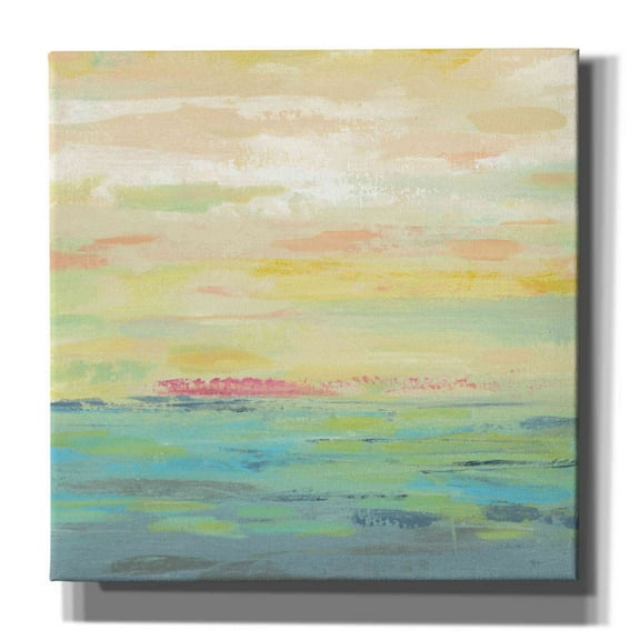 Epic Graffiti 'Pink Clouds I' by Silvia Vassileva, Canvas Wall Art, 26"x26"
