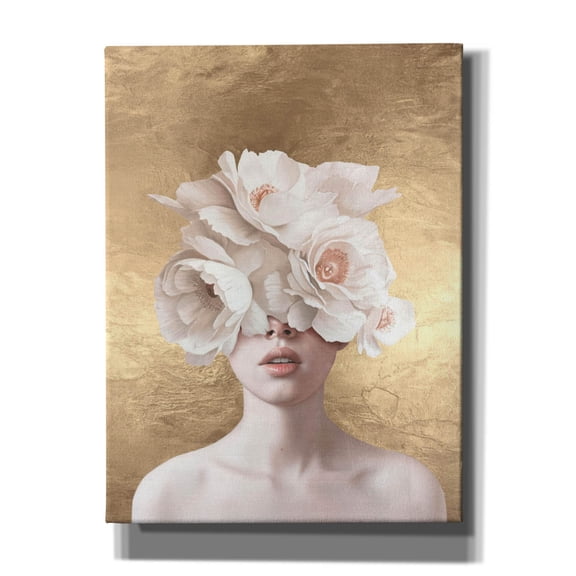 Epic Graffiti 'Pink Flower Lady' by Svetlana Aleynikova Canvas Wall Art, 12" x 16"