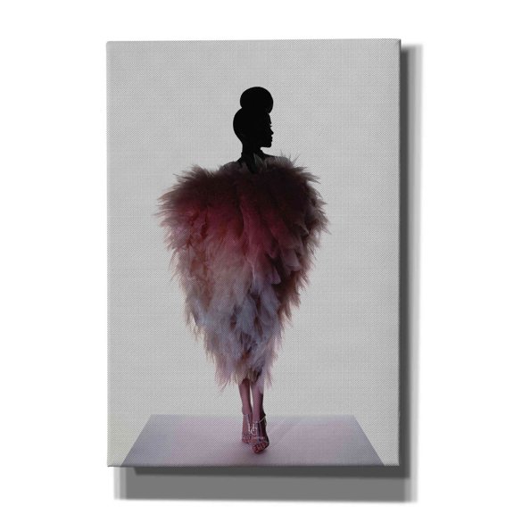 Epic Graffiti 'Pinklingo' by Incado, Giclee Canvas Wall Art, 18"x26"