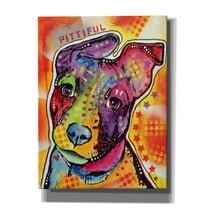 Epic Graffiti 'Pittiful' by Dean Russo, Giclee Canvas Wall Art, 12"x16"