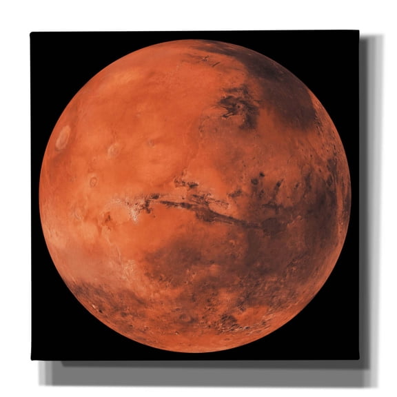 Epic Graffiti 'Planet Mars' by Epic Portfolio, Canvas Wall Art, 12"x12"