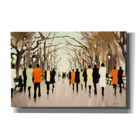 Epic Graffiti 'Poet's Walk' by Lorraine Christie, Giclee Canvas Wall Art, 40"x26"