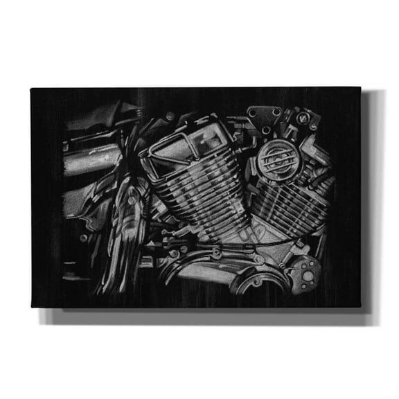 Epic Graffiti 'Polished Chrome I' by Ethan Harper Canvas Wall Art, 18"x12"