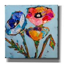 Epic Graffiti 'Poppy 7' by St. Hilaire Elizabeth, Canvas Wall Art, 26"x26"