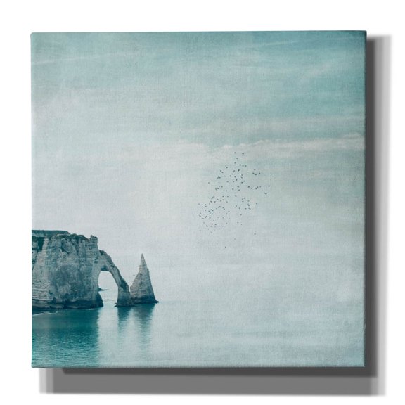 Epic Graffiti 'Porte Daval & Aiguille - Normandy' by Dirk Wustenhagen Canvas Wall Art, 37" x 37"