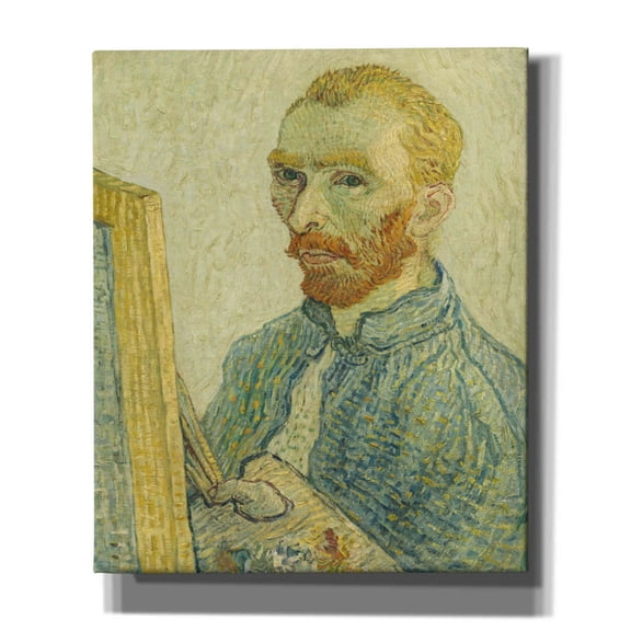 Epic Graffiti 'Portrait Of Vincent Van Gogh' by Vincent Van Gogh, Giclee Canvas Wall Art, 20"x24"