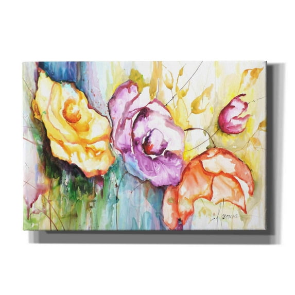 Epic Graffiti 'Preferidas III' by Leticia Herrera, Canvas Wall Art, 26"x18"